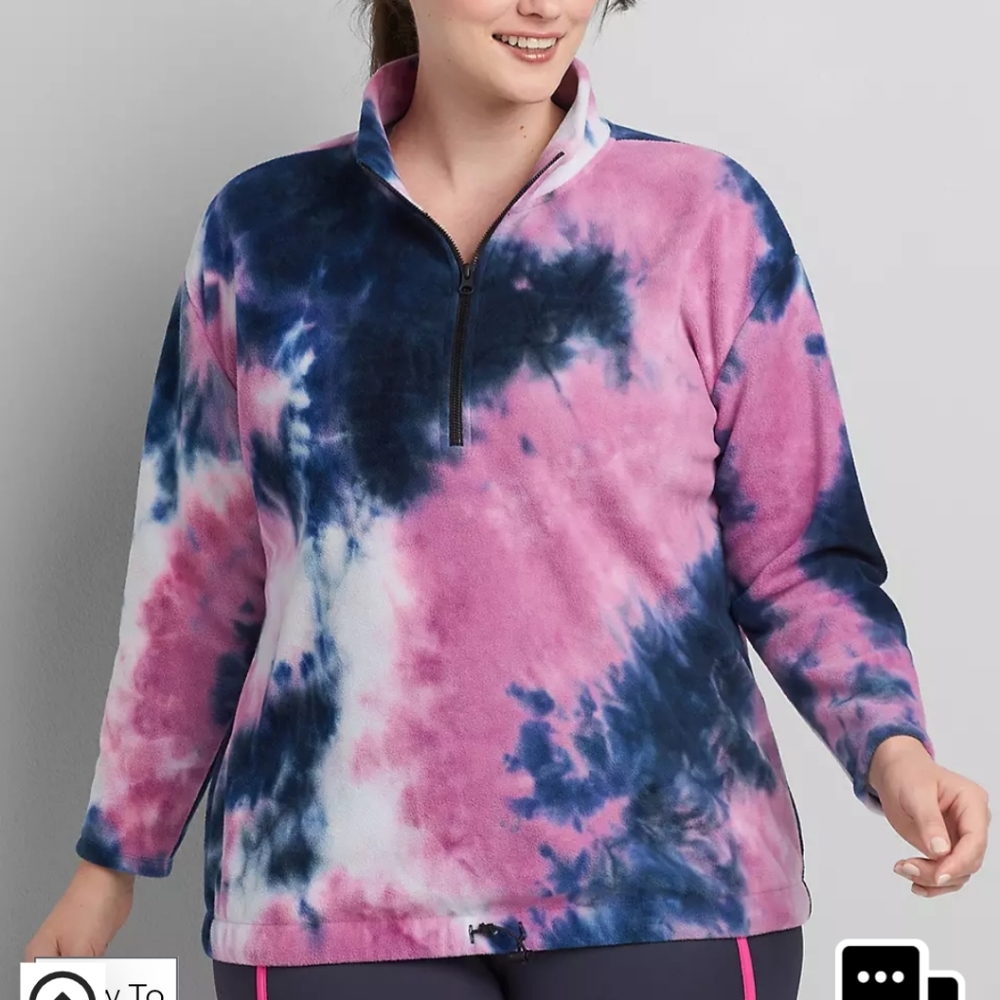 Livi Tie Dye Pullover Lane Bryant
